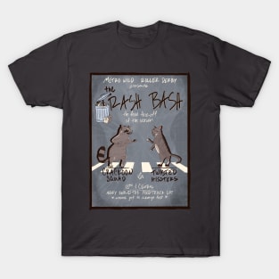 Roller Derby Raccoons vs. Cats T-Shirt